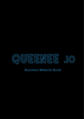 QUEENEE.io business website build service graphic