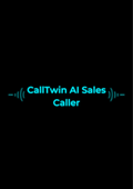 CallTwin AI sales caller platform graphic