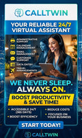 CallTwin 24/7 AI Virtual Receptionist