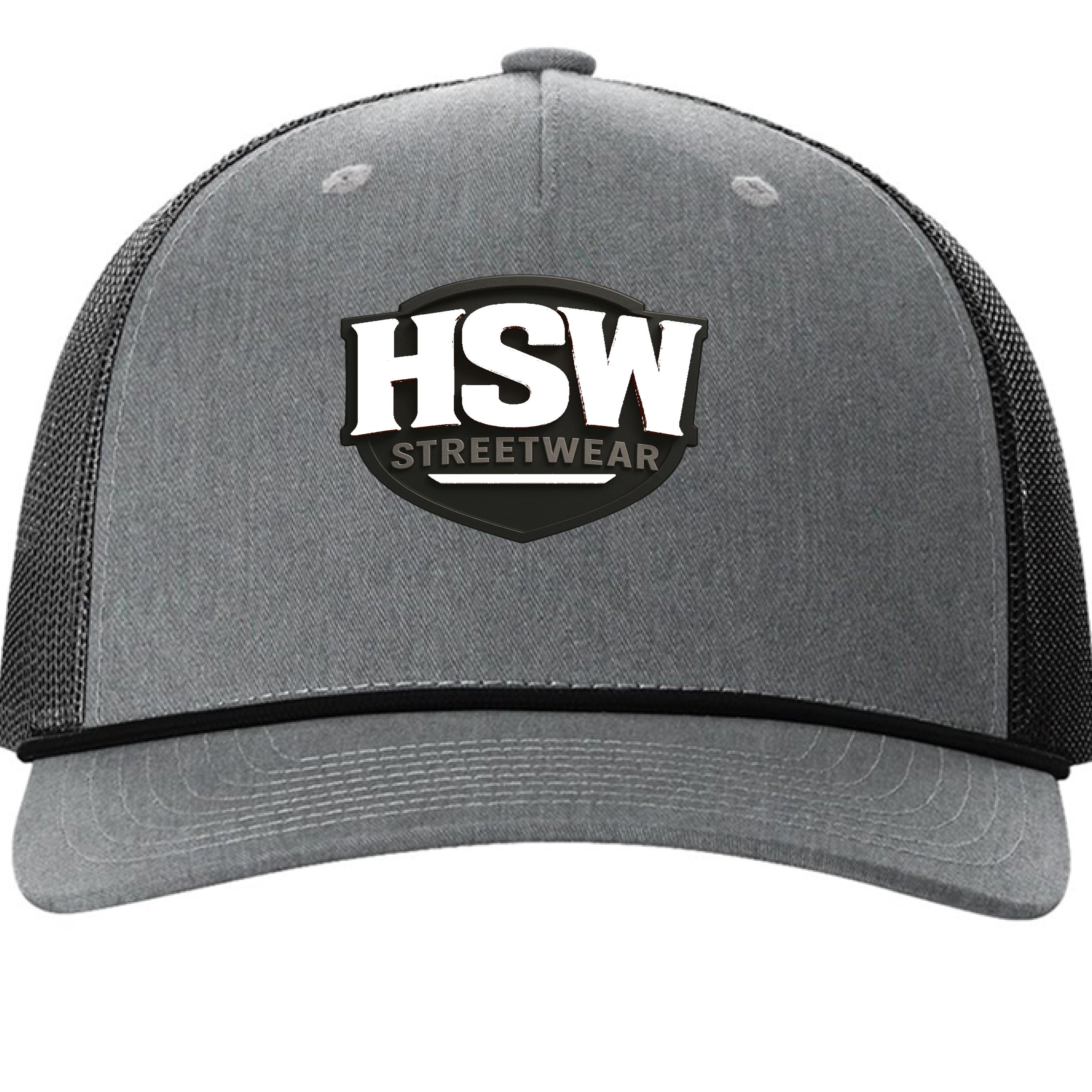 Heather Grey/ Black - FRONT